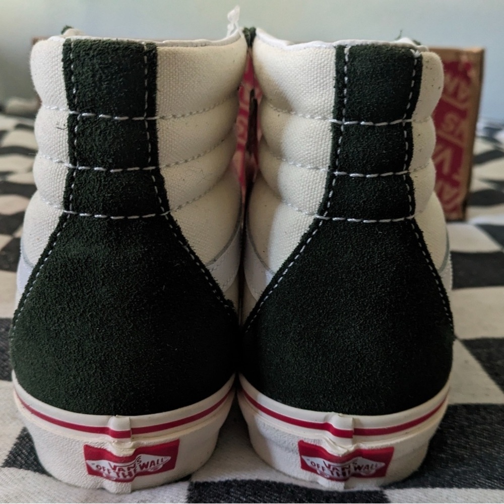 Vans Sk8-Hi Retro Sport Marshmallow Bistro Green Women 9.5 042025 - Picture 7 of 8